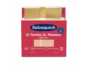 Extra velké textilní náplasti Salvequick - CD 6470
