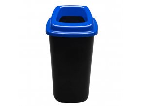 Plastový koš na tříděný odpad, 90 l, modrá - PLN 7893