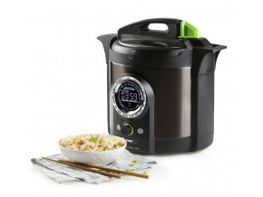 Multifunkční tlakový a pomalý hrnec - DOMO DO42708PP, Objem: 6 l, Počet programů: 18, Příkon: 1005 W