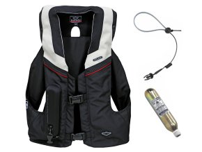 Hit-Air MLV 2 airbag vesta limitovaná edice černo-bílá (Velikost vesty Large (XL-3XL))