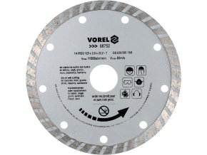 Kotouč řezný diamantový 125 x 22,2 x 2,0 mm turbo
