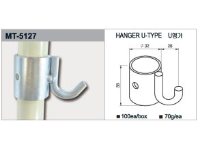 Návlečný hák typ MT-5127