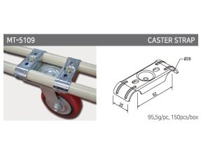 Spojovací držák pro kolečka s plotnou MT-5109