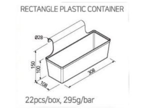 Závěsný box plastový , RPC-300A