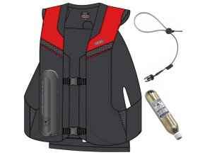Hit-Air MLV 2 airbag vesta limitovaná edice černo-červená