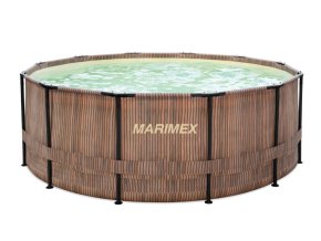 Bazén Florida 3,66x0,99 m se skimmerem- motiv TEAK