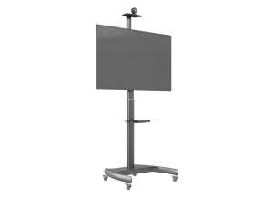 f 1768 0 Pojizdny stojan s nastavitelnou vyskou a naklonem Tv rotace policky Fiber Mounts Charlie