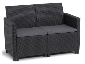 MARIE 2 SEATERS SOFA - grafit