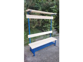 Lavička do šatny se stříškou