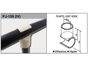 Plastová spojka PJ-159 [Ivory] (Vyberte barvu: Ivory)