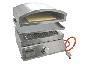 Gril plynový NAPOLI stolní + pizza pec + grilovací deska