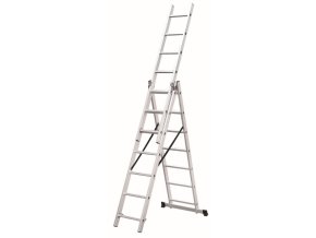 žebřík Al un. 3d. 7př. 4,25m nosnost 150kg