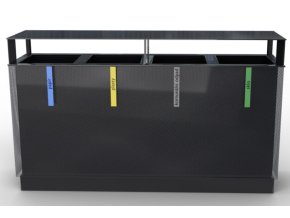 Koš na tříděný odpad Metal VI