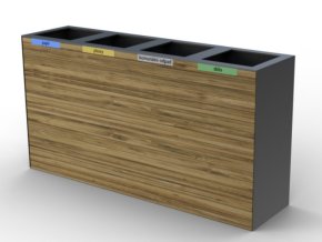 Koš na tříděný odpad Pera III 2