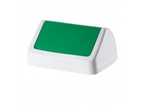 vyr 7364824 1 viko s klapkou pro plastovy odpadkovy kos zelene