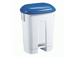Plastový odpadkový koš Sirius 60 l.- modré víko