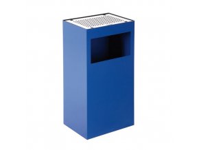 vyr 7784980 1 odpadkovy kos ALFA s nerezovym popelnikem modry