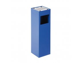 vyr 7794979 01 odpadkovy kos ALFA s nerezovym popelnikem modry