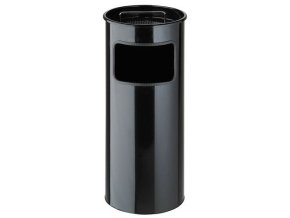 Odpadkový koš s popelníkem - černý 30 l.