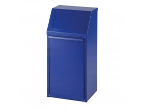 Výklopný koš na tříděný odpad modrý 40 l