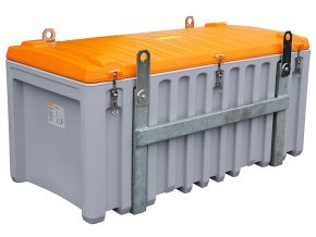 CEMbox 750 l, pro jeřáb, šedo-oranžový (10337)