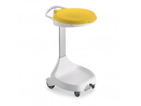 vyr 48877622 4 1 mobilni stojan na odpadkove pytle s barevnym vikem zlute