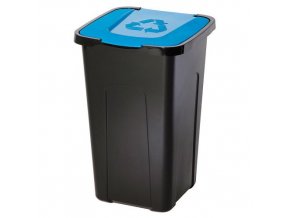 Odpadkový koš REC modrý 50 l.