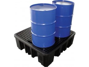 Záchytná vana pod čtyři 200 l sudy (záchytný objem 450 l)