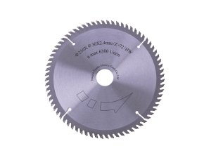 Scheppach pilový kotouč 210/30mm, 72z pro PL 75