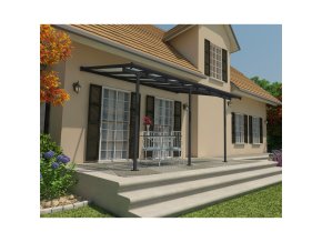 Montovaná hliníková pergola Palram Sierra 4200 antracit 3 x 4,25