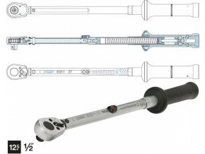 Momentový klíč 1/2" s US stupnicí, Hazet 6127-1CT - HA025381