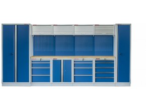 Kvalitní PROFI BLUE dílenský nábytek 4235 x 495 x 2000 mm - MTGS1300A6 Blue