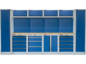 Kvalitní PROFI BLUE dílenský nábytek 3920 x 495 x 2000 mm - MTGS1300AA Blue