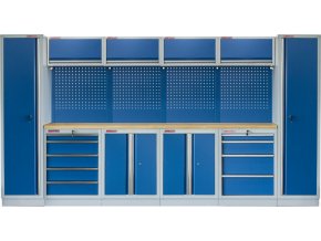 Kvalitní PROFI BLUE dílenský nábytek 3920 x 495 x 2000 mm - MTGS1300AA4 Blue