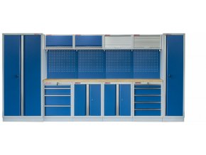 Kvalitní PROFI BLUE dílenský nábytek 4235 x 495 x 2000 mm - MTGS1300AA5 Blue