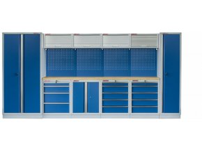 Kvalitní PROFI BLUE dílenský nábytek 4235 x 495 x 2000 mm - MTGS1300AJ Blue