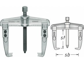 Stahovák 2-ramenný 1787-52 Hazet