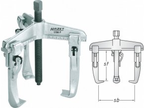 Rychloupínací stahovák 3-ramenný Hazet - HA133567 (1786F-20)