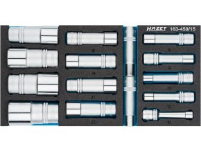 Sada nástrčných hlavic, 15 ks, Hazet 163-459/15