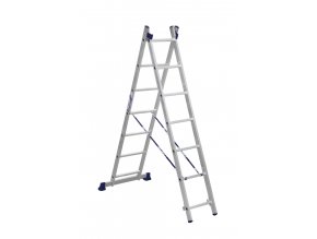 5724 alumet univerzalni 2 dilny zebrik 2x7 pricek 33 x 197 cm max 150 kg 5 let zaruka