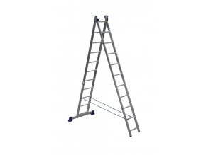 5736 alumet univerzalni 2 dilny zebrik 2x11 pricek 33 x 310 cm max 150 kg 5 let zaruka