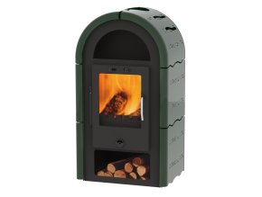 8997 10 alfa plam krbova kamna orijent s keramickou oblozkou zelene horni prumer 150 mm 6 kw