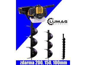 Půdní, zemní vrták - jamkovač Lumag EB 520G  Půdní vrták