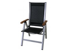 kreslo ass comfort cerne stribrna k