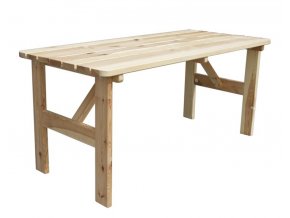 VIKING zahradní stůl dřevěný PŘÍRODNÍ - 150 cm