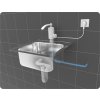 Baterie dřezová s elektrickým ohřívačem vody (20cm)