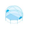 Zastřešení Marimex Pool House Control - 3,05 m pro rámové bazény