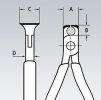 Čelní štípací kleště pro elektroniku 115 mm - 6402115