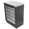 Celokovová dílenská skříňka PROFI, 5 zásuvek, 680 x 458 x 910 mm - TGC1305