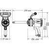 Pneumatický rázový utahovák Twin turbo, 3/4", 3800 Nm, HAZET - HA232277